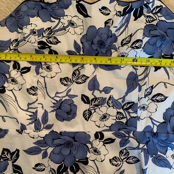 Floral Garden Sundress with Full Skirt and Adjustable Straps. - Picture 12 of 13